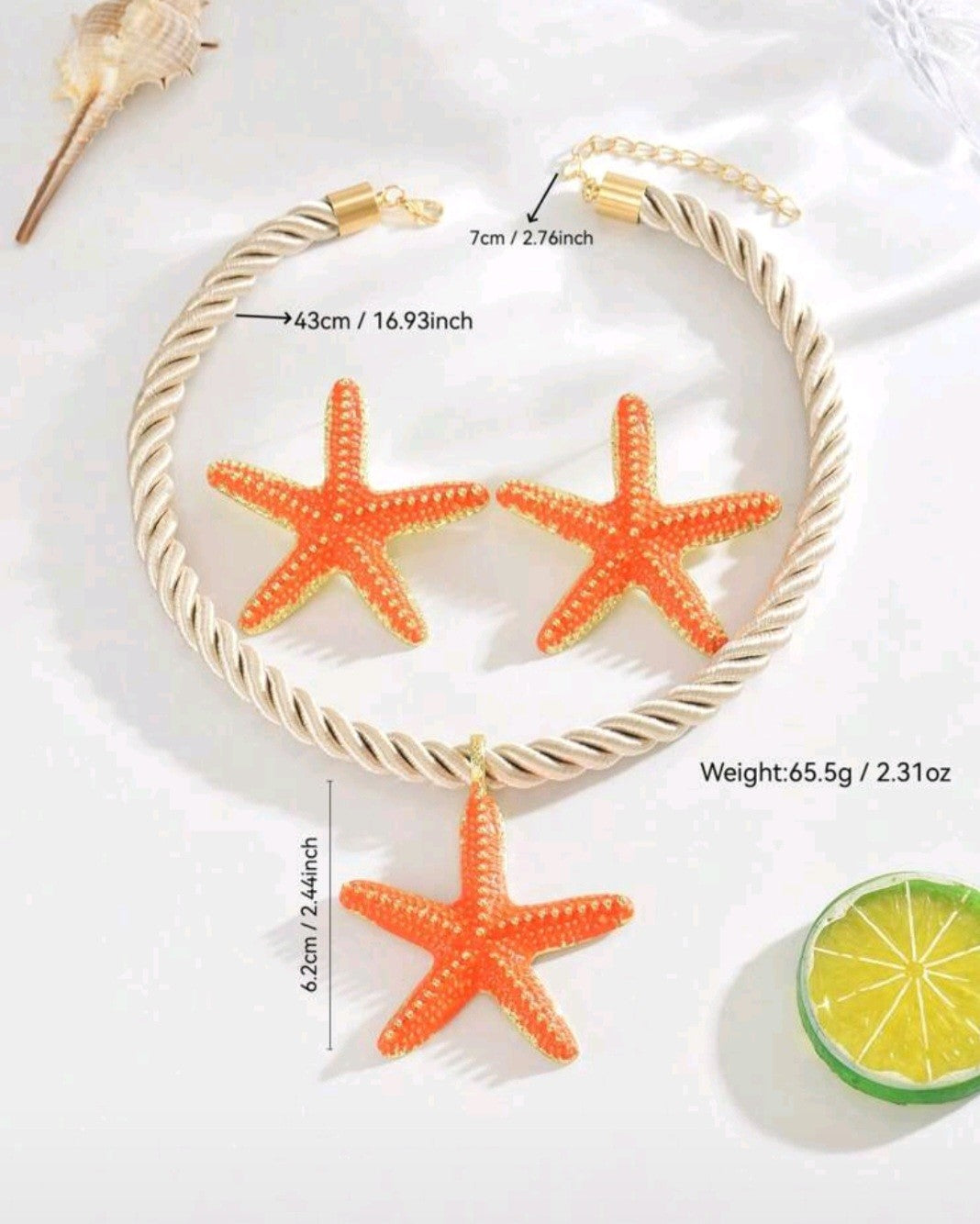 0range star fish set